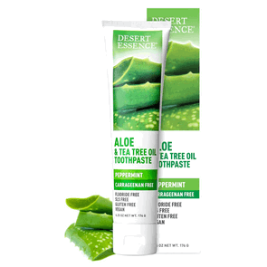 Tandkräm Aloe Vera, Tea Tree & Mint, 176g - Desert Essence