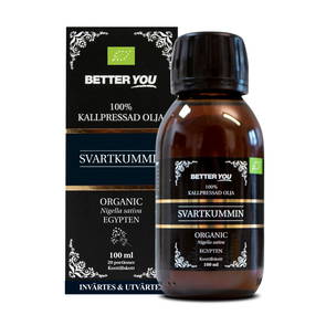 Svartkumminolja Kallpressad, 100ml ekologisk - Better You