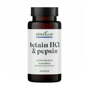 Betain HCL & Pepsin, 90 kapslar - Närokällan