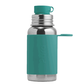 Pura - Sport Vattenflaska Rostfritt Stål med Silikonhölje 550 ml, Mint - Pura Stainless