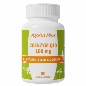 Coenzym Q10 100 mg mjuka kapslar - Alpha Plus