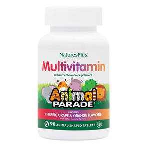 Multivitamin för barn, 90 tuggtabletter - Animal parade