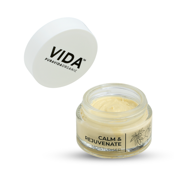 CBD Calm & Rejuvenate Moisturiser 30 ml - För känslig hud - Pura Vida