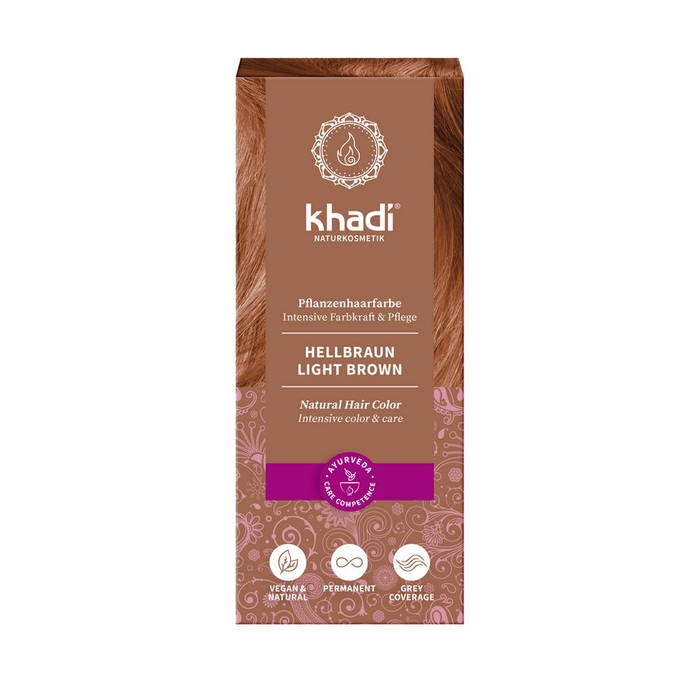 Ljusbrun, 100 g - Khadi