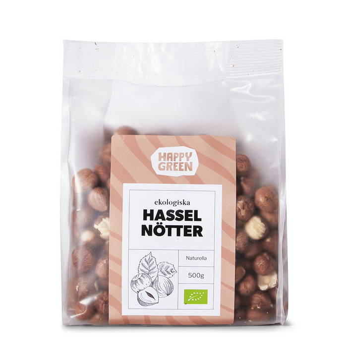 Hasselnötter, 500g ekologisk - undefined