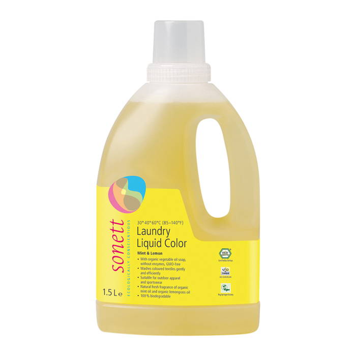 Tvättmedel Kulör Mint & Lemon , 1,5 l ekologisk - undefined