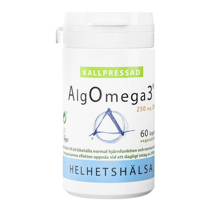 AlgOmega3 Kallpressad, 60 kapslar - Helhetshälsa