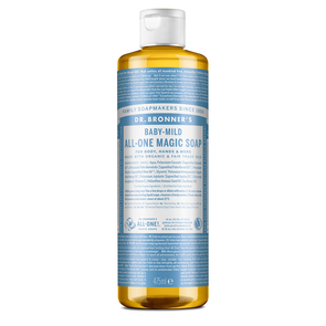 Baby Unscented Pure-Castile Liquid Soap, 473ml ekologisk - Dr Bronners