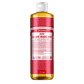 Rose Pure-Castile Liquid Soap, 473ml ekologisk - undefined