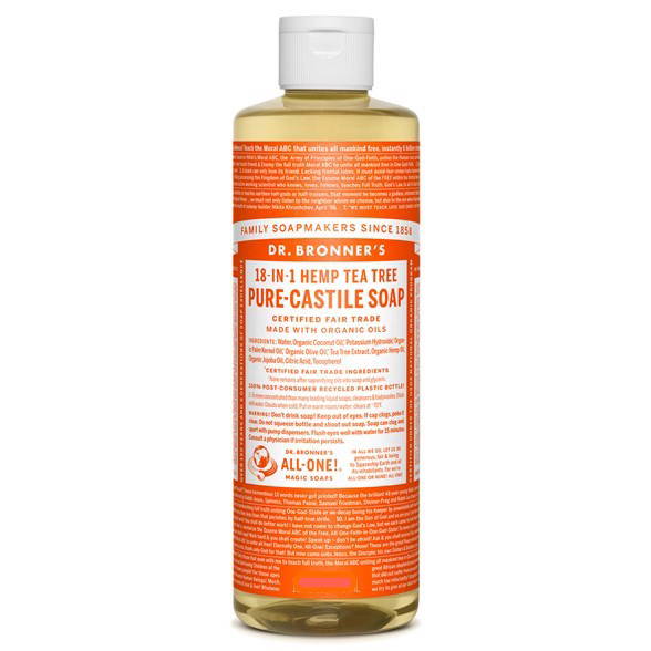 Tea Tree Pure-Castile Liquid Soap, 473ml ekologisk - undefined