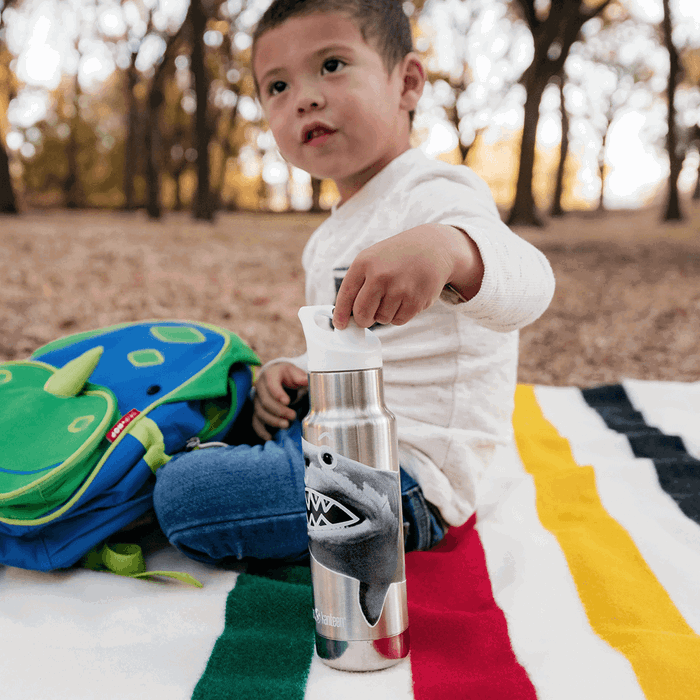 Isolerad Kid Classic Borstad Stål, 355ml - Klean Kanteen