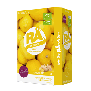 Frisk - citron/ingefära Bag-in-Box, 3l ekologisk - 