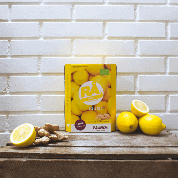 Frisk - citron/ingefära Bag-in-Box, 3l ekologisk - 