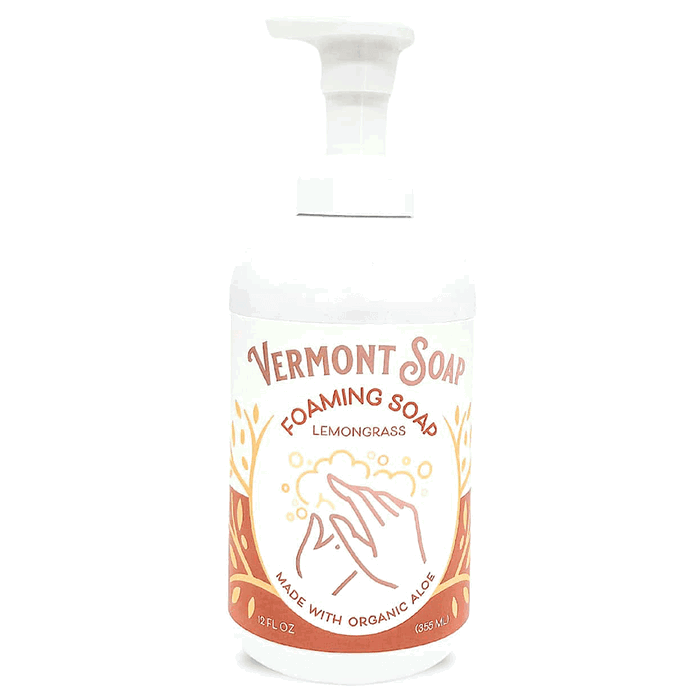 Skummande Tvål - Citrongräs, 355ml - Vermont Soap