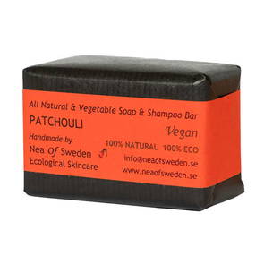 Soap & Shampoo Bar Patchouli, 110 g - Nea of Sweden