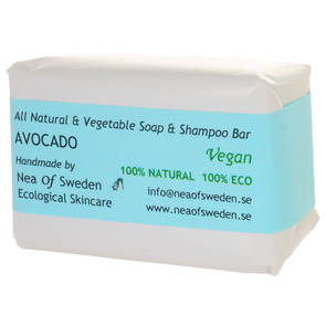 Soap & Shampoo Bar Avocado, 110 g - Nea of Sweden