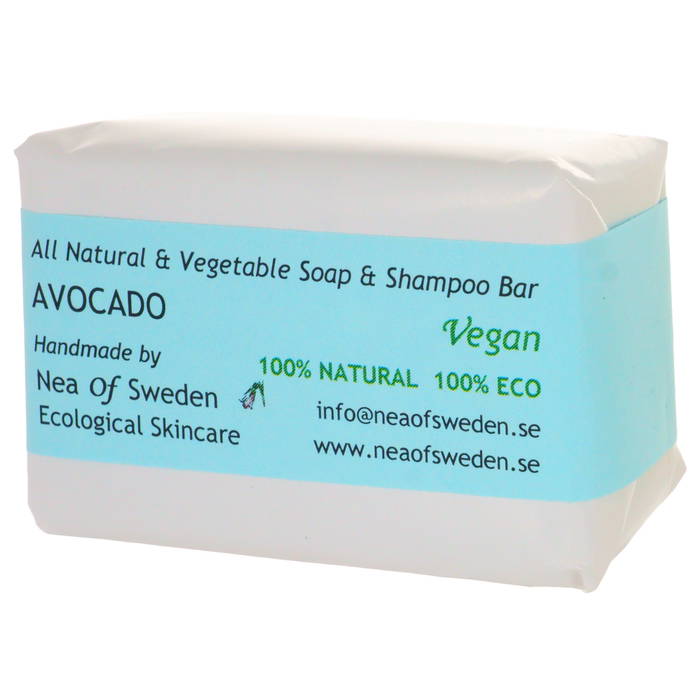 Soap & Shampoo Bar Avocado, 110 g - Nea of Sweden