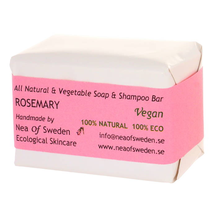 Soap & Shampoo Bar Rosemary, 110 g - Nea of Sweden