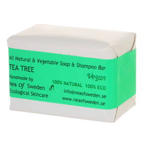 Soap & Shampoo Bar Tea Tree, 110 g - Nea of Sweden