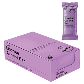 Dig Licorice Almond Bar, 12x42g ekologisk - DIG