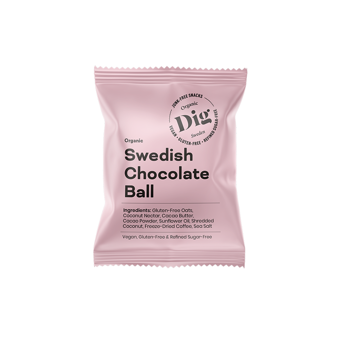 Dig Swedish Chocolate Ball, 16 x 25g ekologisk - DIG