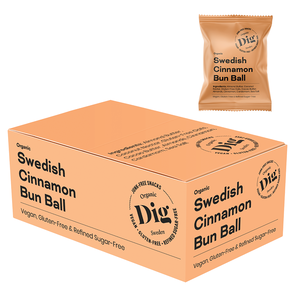 Dig Swedish Cinnamon Bun Ball, 16 x 25g ekologisk - DIG