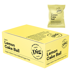 Dig Lemon Cake Ball, 16 x 25g ekologisk - DIG