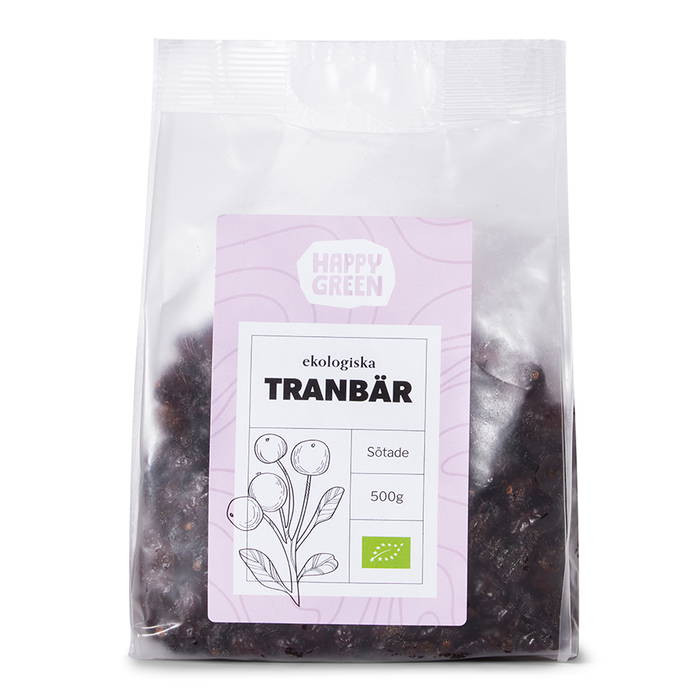 Tranbär, 500g ekologisk - Happy Green