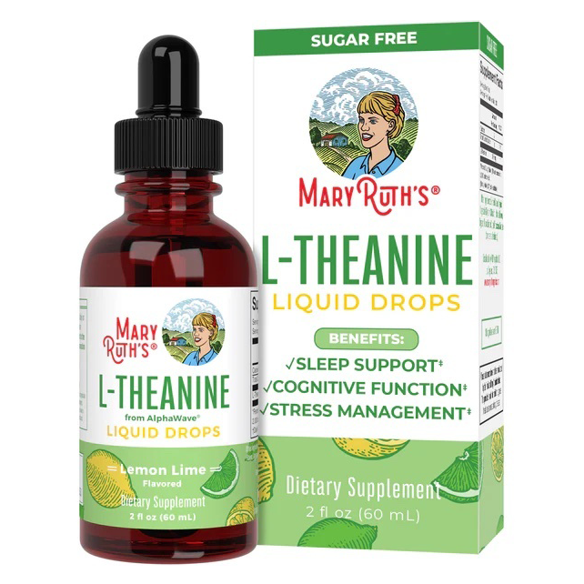 MaryRuth´s L-Theanin Liquid Drops, 60 ml - Mary Ruth's