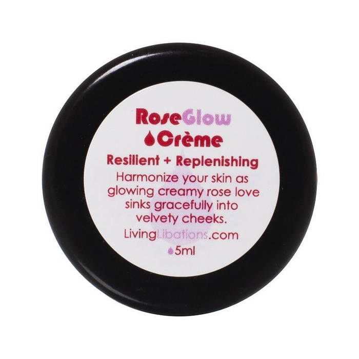 Living Libations Rose Glow Crème 5 ml Sample - Living Libations