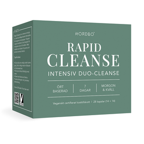 Rapid Cleanse Vegan, 28 kapslar - Nordbo