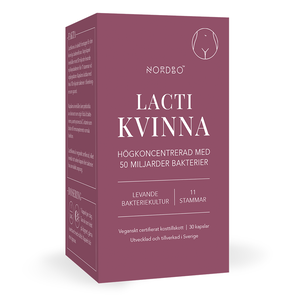 LactiKvinna Vegan, 30 kapslar - Nordbo