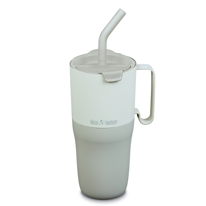 Klean Kanteen - Rise Tumbler Flip Tapa con Pajita, Barely Blue - 769 ml - Klean Kanteen