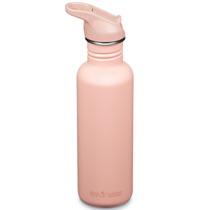 Klean Kanteen - Vandflaske Classic Flip Seal Sport Cap, Peach Parfait - 800 ml - Klean Kanteen