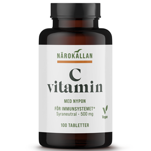 Närokällan Happotontunut C-vitamiini 500 mg, 100 tablettia - Närokällan