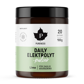 Pureness Daily Elektrolytpulver Lime, 100 g - Pureness