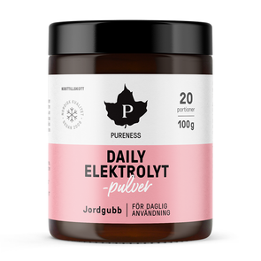 Pureness Daily Elektrolytpulver Jordgubbe, 100 g - Pureness