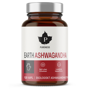 Pureness EARTH Ashwagandha,120 kapslar - Pureness