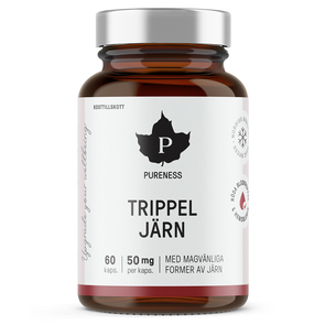 Pureness Trippel Järn, 60 kapslar - Pureness