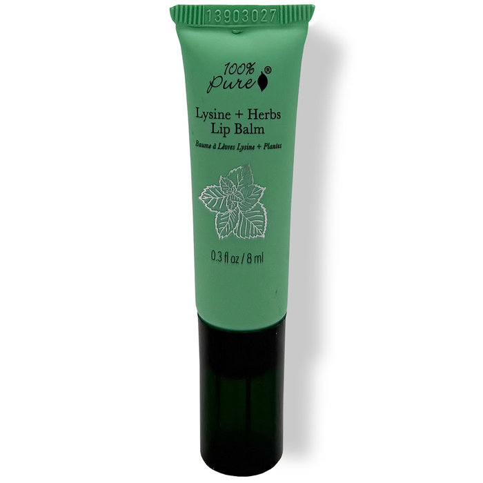 Bálsamo Labial de Lisina + Hierbas - 100% Pure