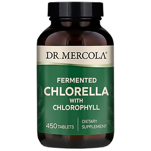 Dr Mercola Fermented Chlorella, 450 tablettia - Dr Mercola
