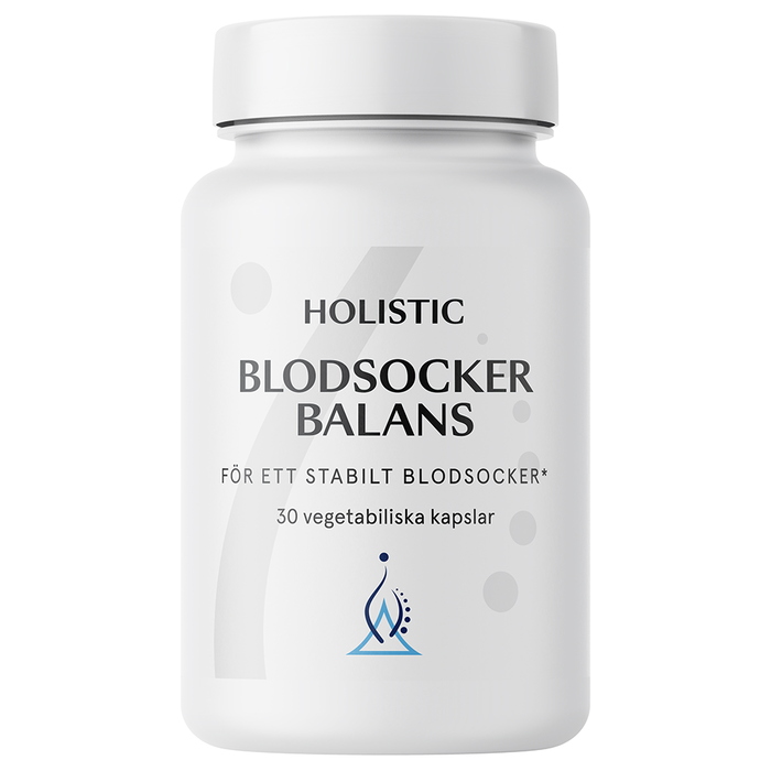 Holistic Blodsockerbalans/Verensokeritasapaino, 30 verensokerin tasapaino kapselia - Holistic