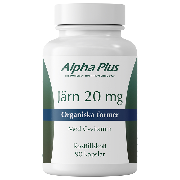 Alpha Plus Järn 20 mg -