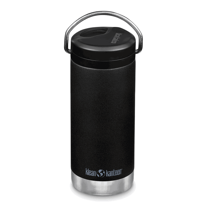 Termo TKWide Twist Cap, Negro - 355 ml - Klean Kanteen