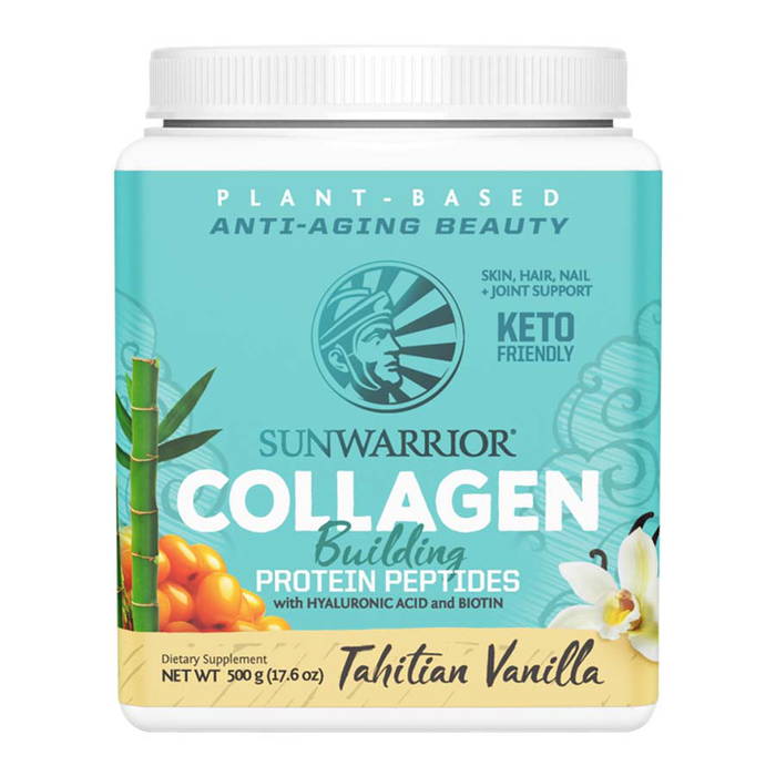 Collagen Building Protein Peptides Vanilj, 500 g - Sunwarrior