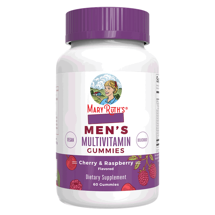 MaryRuth´s Men’s Multivitamin Gummies, Cherry & Raspberry - Mary Ruth's