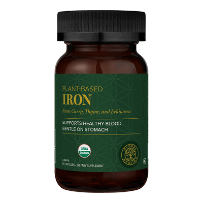 Global Healing Plant-Based Iron Supplement / Järn - Global Healing