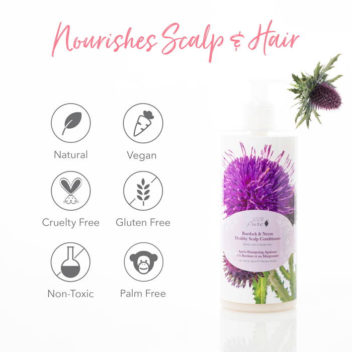Burdock & Neem Healthy Scalp Balsam stor - 100% Pure