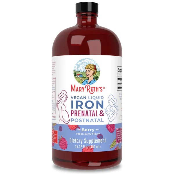 MaryRuth´s Prenatal & Postnatal Iron / Järn för gravida, 450 ml - Mary Ruth's