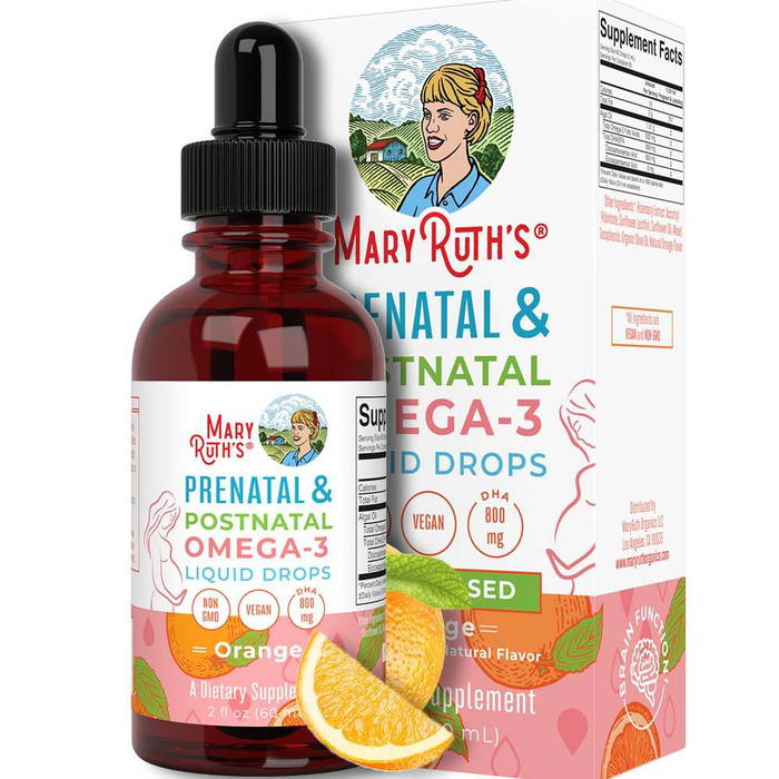 MaryRuth's Prenatal & Postnatal Flytande Omega-3 - Mary Ruth's